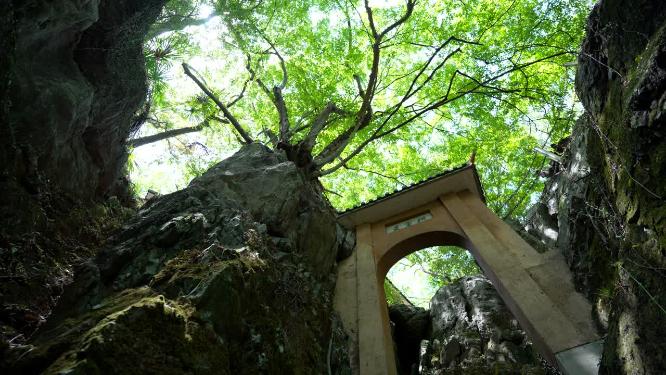 武汉江夏区白云洞景区实拍视频