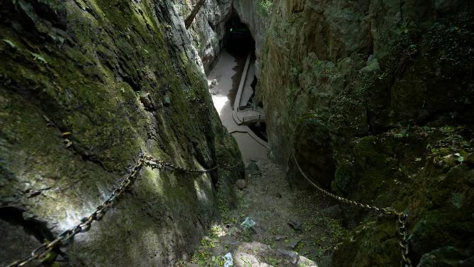 武汉江夏区白云洞景区实拍视频