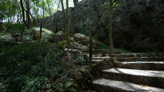 武汉江夏区白云洞景区实拍视频