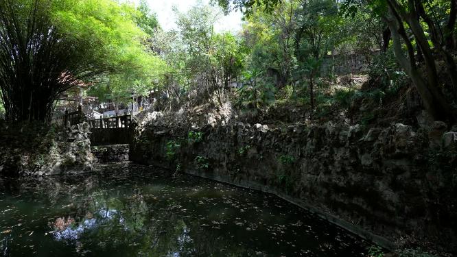 武汉江夏区白云洞景区实拍视频