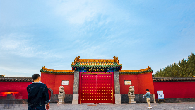 中国辽宁沈阳故宫博物馆古代建筑
