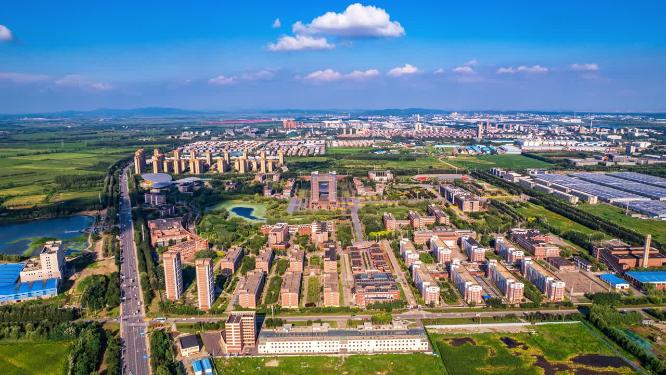 辽宁沈阳沈北新区中国医科大学航拍