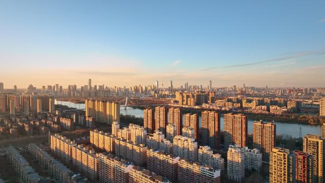 辽宁沈阳城市风景航拍