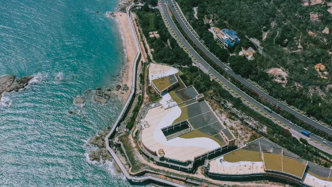 4K厦门夏日沿海城市落日风光合集
