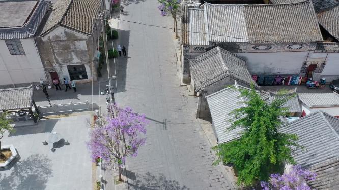4k小巷生活航拍