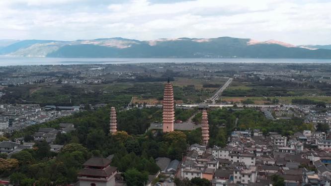 远景的崇圣寺拍摄