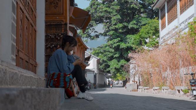 4k云南街道生活风景