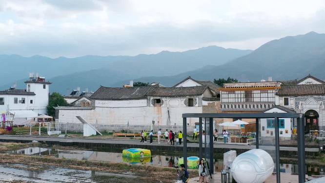 4k云南住宅群航拍