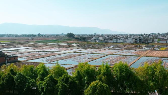 4k云南大片农田航拍