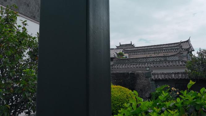云南严家大院传统古建筑