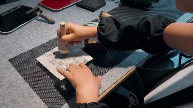 传统拓印工艺