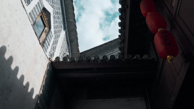 传统建筑微妙结构拍摄