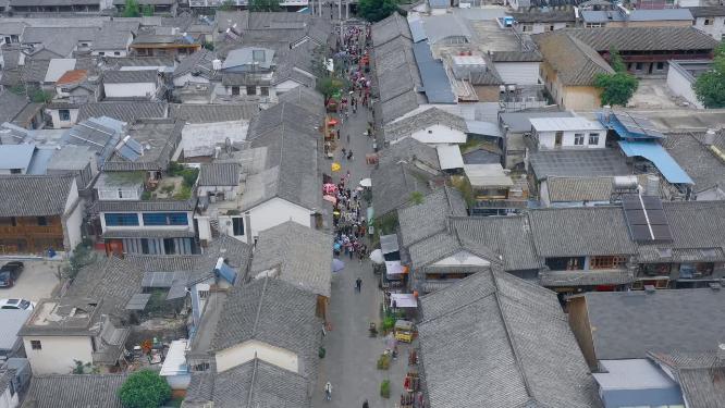 大理城市街道风景