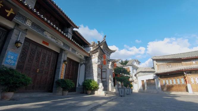 大理古镇延时素材