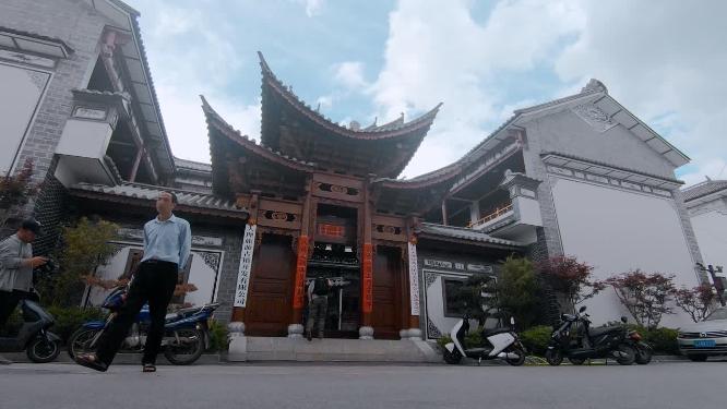 大理古镇建筑延时素材