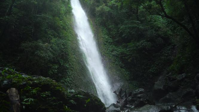 瀑布高山流水溪水河流