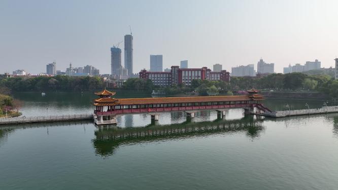 航拍长沙烈士公园