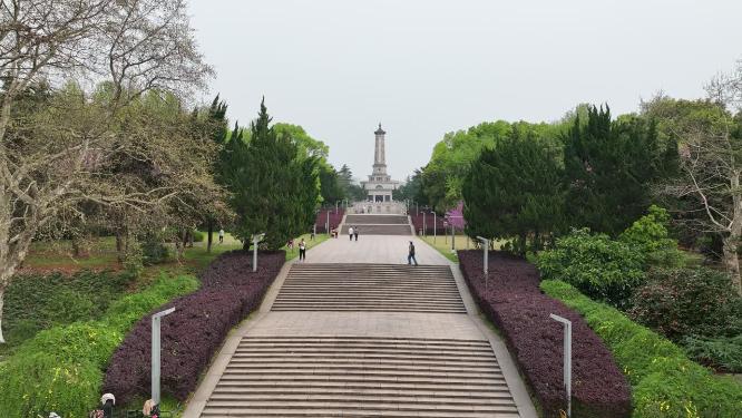 航拍长沙烈士公园