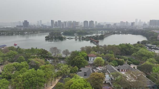 航拍长沙烈士公园