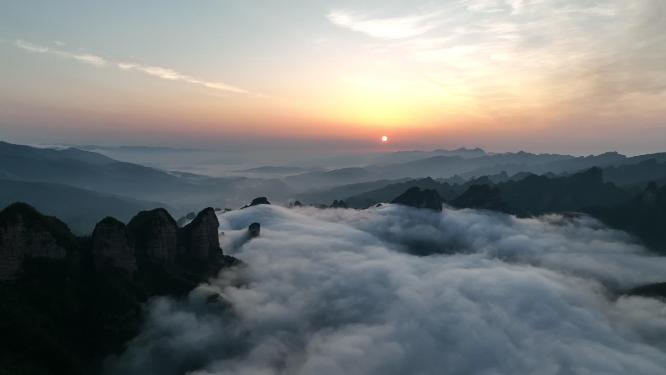 航拍张家界唯美风景