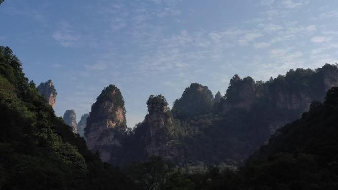 航拍张家界唯美风景