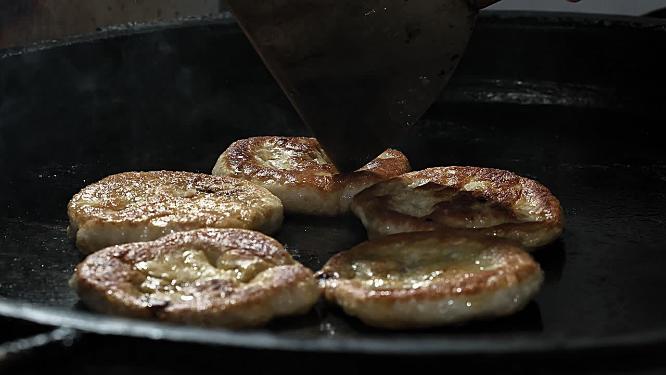 美食羊肉馅饼牛肉馅饼