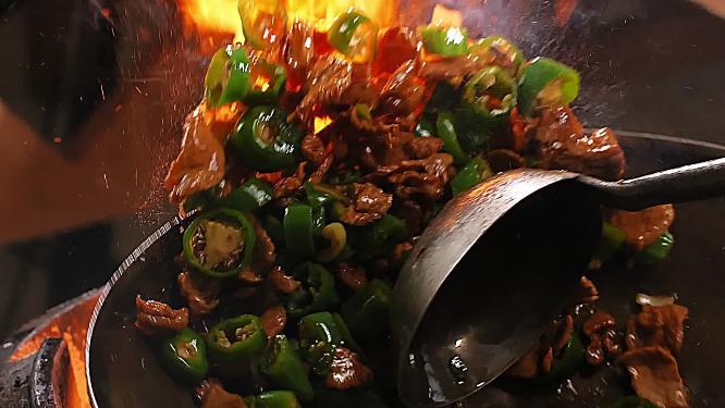 美食辣椒炒肉
