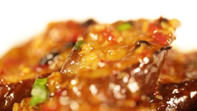 中华美食浇汁茄子