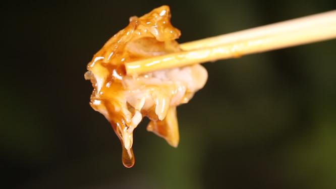 一筷子软嫩鱼肉肉质