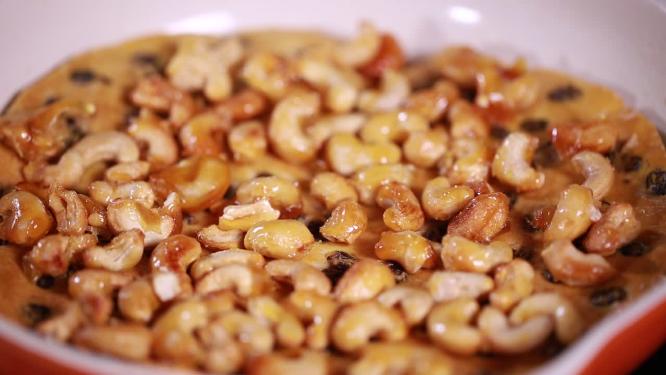 腰果红豆饼制作