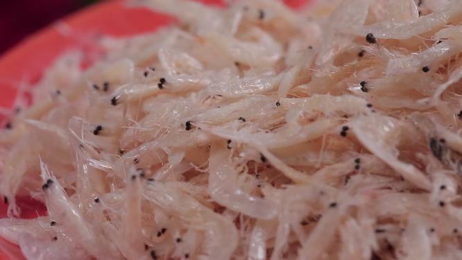 补钙虾皮虾仁海米食材特写