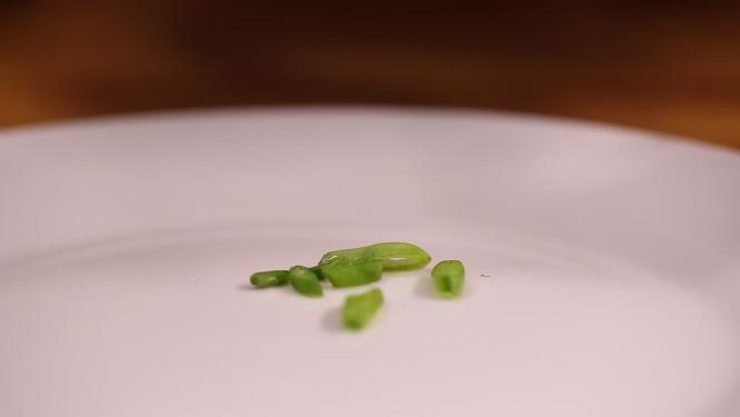 东北家常扁豆择菜末