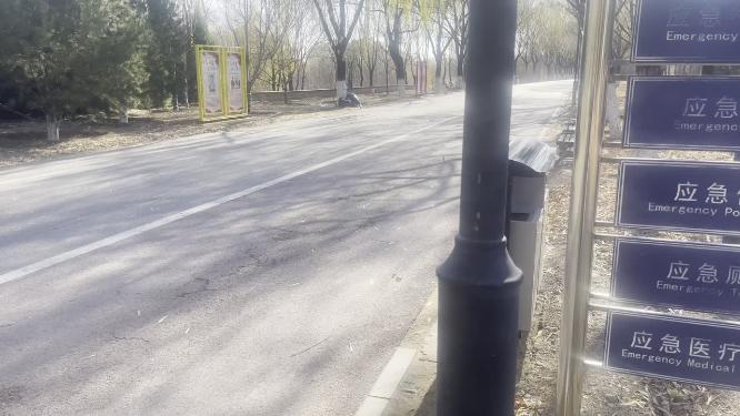 公园悠闲散步游览