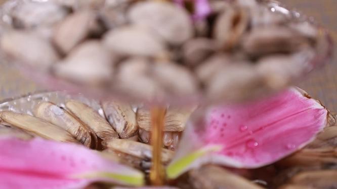 各种小海鲜花蛤蛏子蛤蜊小吃