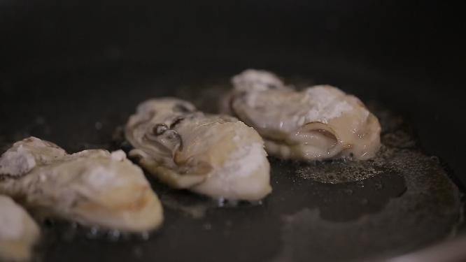 潮汕蚝烙炸生蚝海鲜