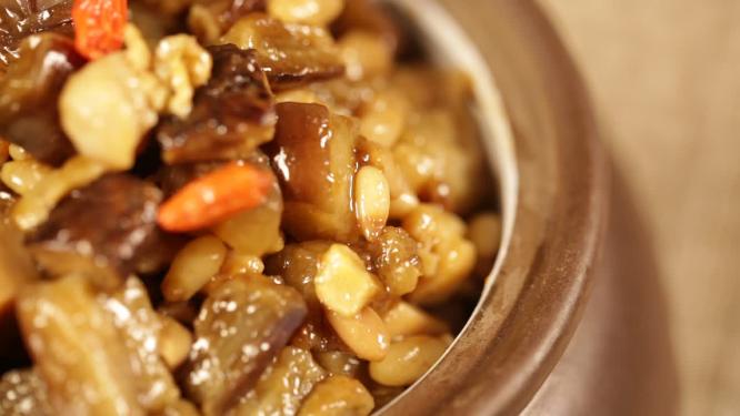 红楼美食红楼茄鲞炒茄丁美食