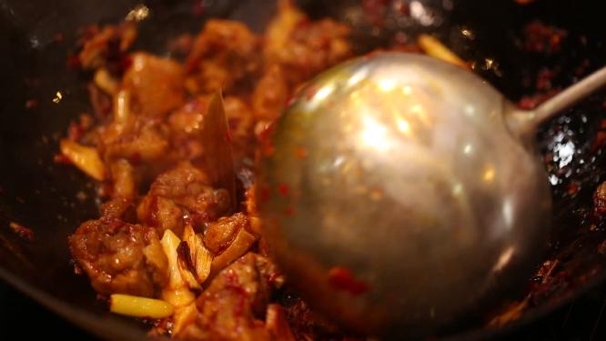 美食红烧鸡肉炖干锅鸭土匪鸭