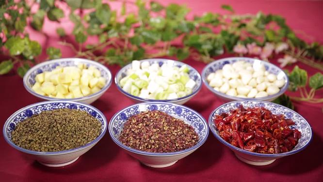 葱姜蒜花椒大料辣椒各种香料大料