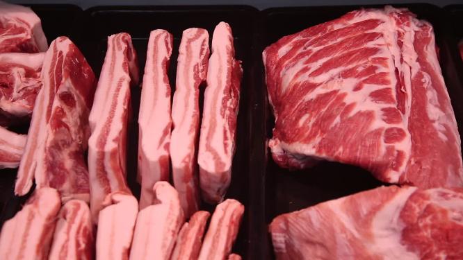 超市买猪肉食材