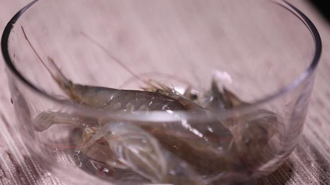清洗明虾去虾线海白虾5