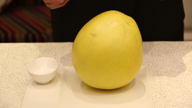 清洗柚子皮