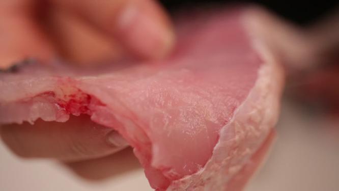 去骨鱼肉片