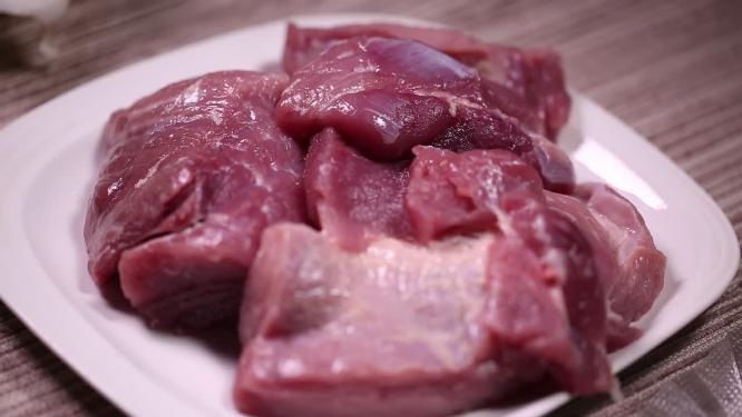 牛肉猪肉切分分装冷冻冰箱储存