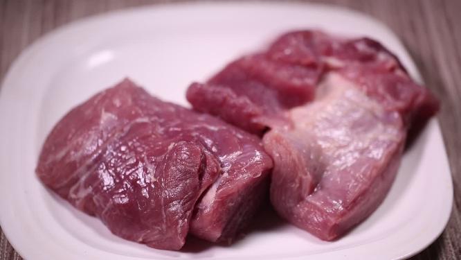 牛肉猪肉切分分装冷冻冰箱储存