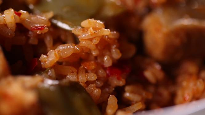 肉汤拌饭扁豆排骨焖饭4