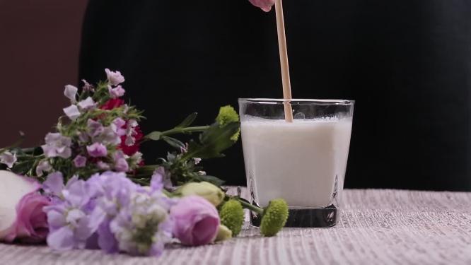 酸奶牛奶豆浆蛋白质