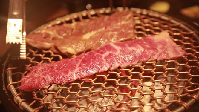 雪花牛肉烧烤