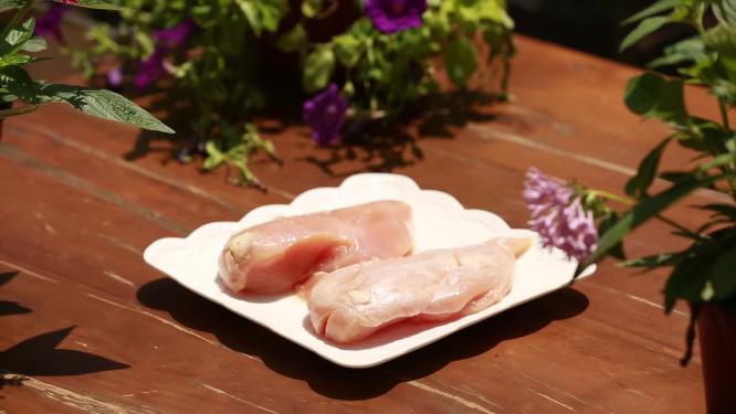 白肉健康鸡胸肉