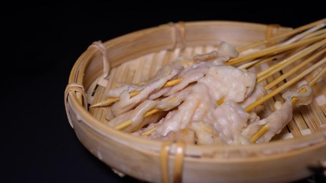 鸡皮串小串肉串钵钵鸡炸串烤串美食4