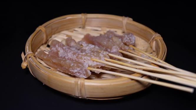 鸡肉小串肉串钵钵鸡炸串烤串美食6